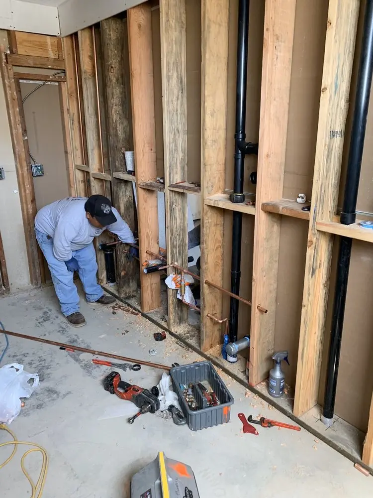 Commercial rough-in plumbing for Water Heater Replacement in Pine Lake Park